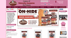 Desktop Screenshot of naturesbestrawhide.com